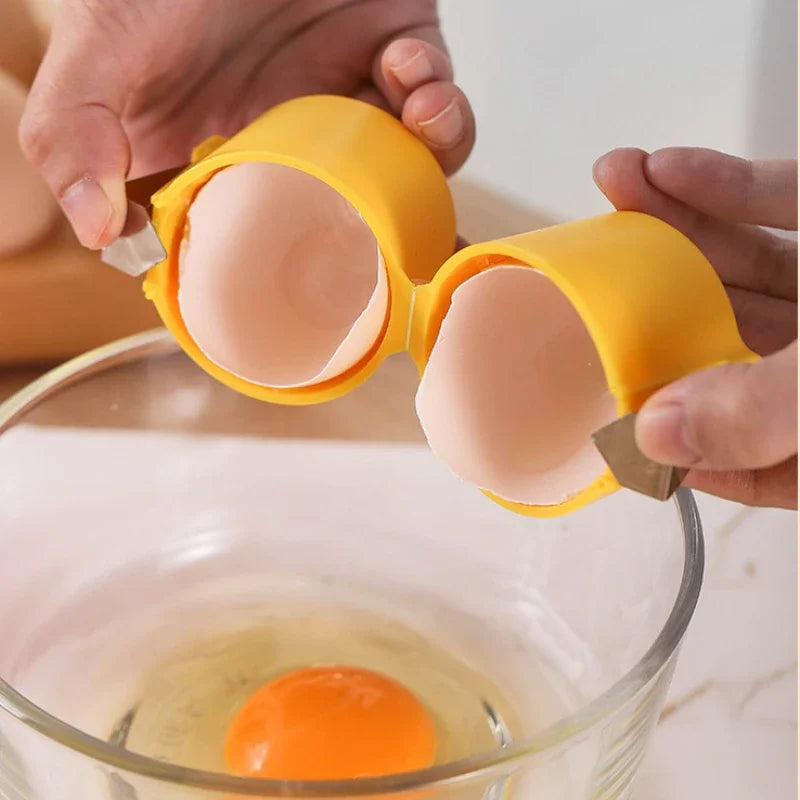 Handheld Egg-Shell Cracker